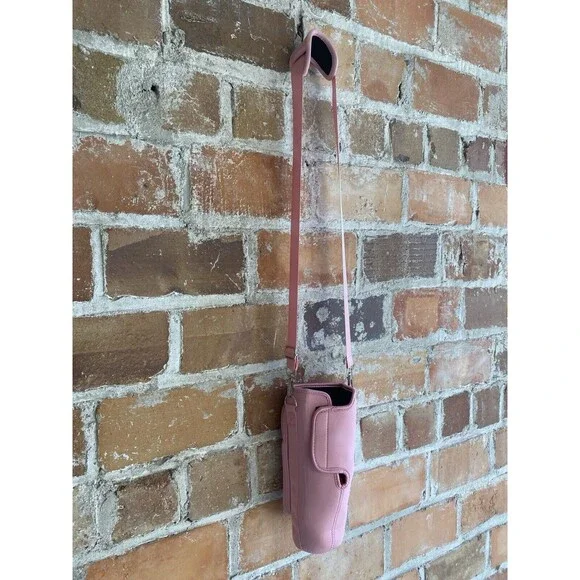 Pink Crossbody Stanley Cup Tumbler Water Bottle Travel Carrier Holder - Picture 4 of 9